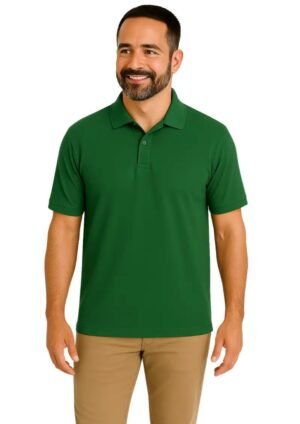 Piqué Classic Polo Shirt for Men – Casual and Formal Wear with Breathable Fabric